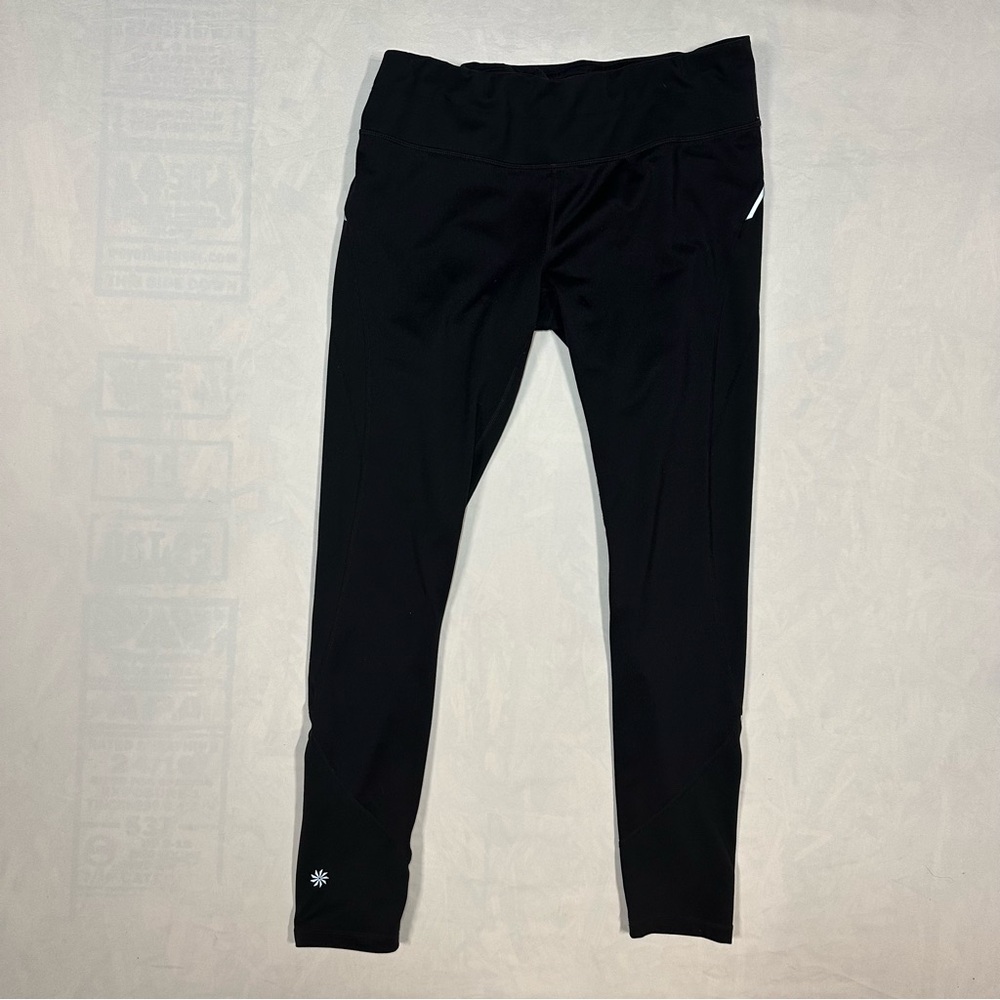 Athleta Relay Running Tight Black-Womens Large